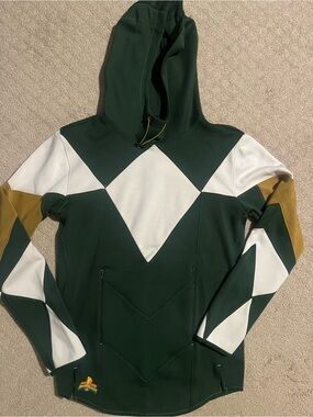 SUPER X Power Rangers Hoodie Mighty Morphin Cosplay Small